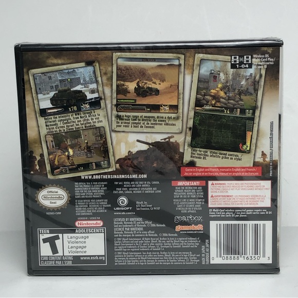 Factory Sealed Brothers in Arms DS for Nintendo DS - Picture 3 of 4